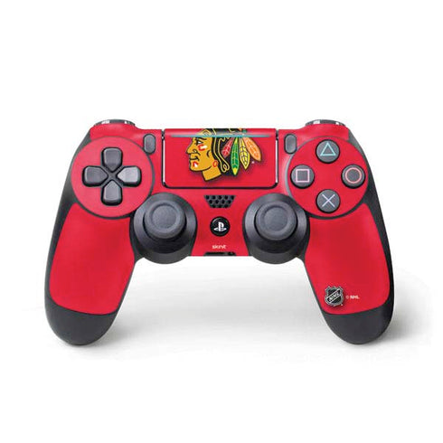 NHL Chicago Blackhawks Solid Background PS4 Pro/Slim Controller Skin