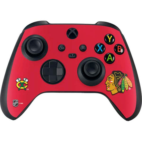 NHL Chicago Blackhawks Solid Background Xbox Series X Skins