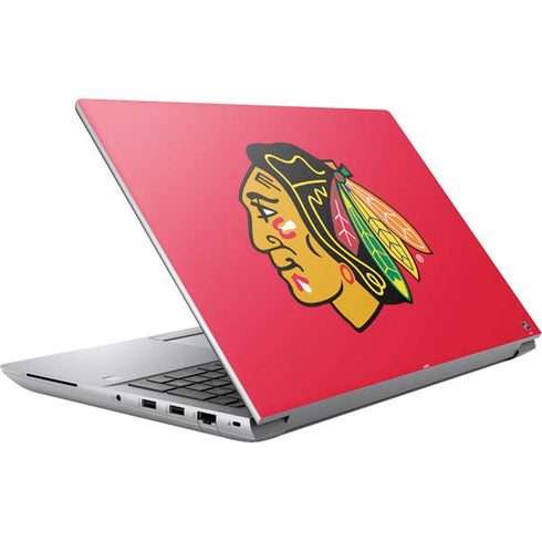 NHL Chicago Blackhawks Solid Background HP ZBook Fury 16 G10 Skin
