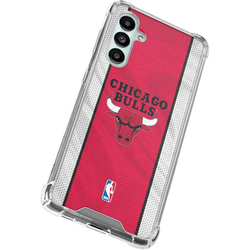 NBA Chicago Bulls Away Jersey Galaxy A16 5G Clear Case