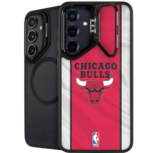 NBA Chicago Bulls Away Jersey Galaxy S25 Plus Kickstand Case