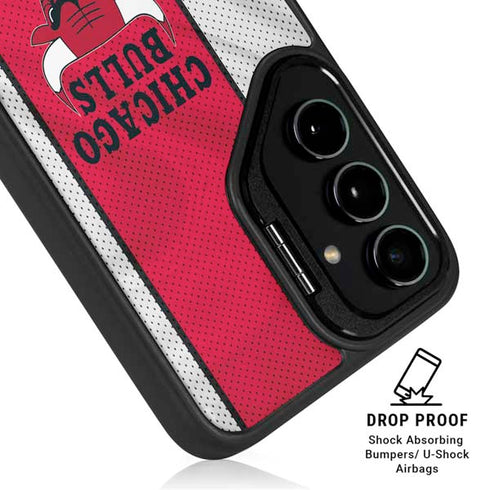 NBA Chicago Bulls Away Jersey Galaxy S25 Plus Kickstand Case