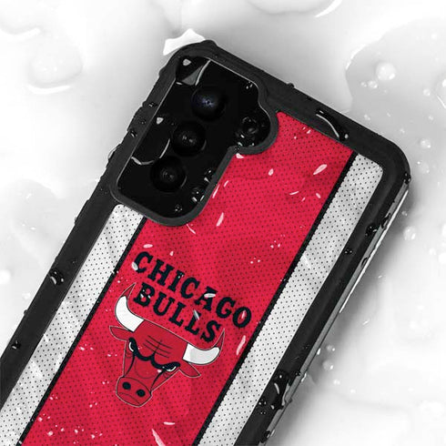 NBA Chicago Bulls Away Jersey Galaxy S24 Plus Waterproof Case