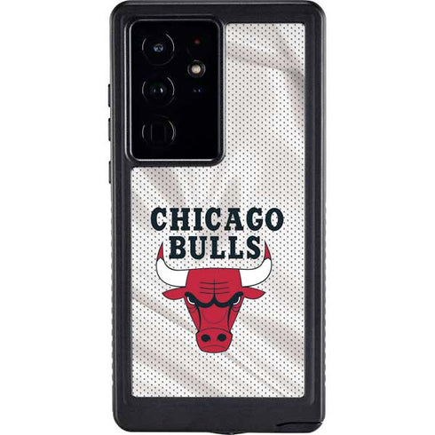 NBA Chicago Bulls Away Jersey Galaxy S24 Ultra Waterproof Case