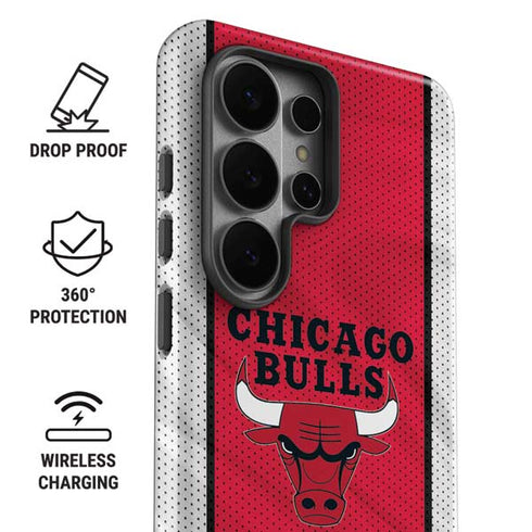 NBA Chicago Bulls Away Jersey Galaxy S26 Ultra Impact Case