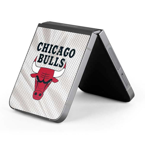 NBA Chicago Bulls Away Jersey Galaxy Z Flip6 Skin