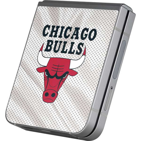 NBA Chicago Bulls Away Jersey Galaxy Z Flip6 Skin
