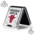 NBA Chicago Bulls Away Jersey Galaxy Z Flip6 Clear Case