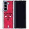 NBA Chicago Bulls Away Jersey Galaxy Z Fold5 5G Clear Case