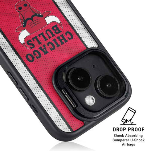 NBA Chicago Bulls Away Jersey iPhone 14 Kickstand Case
