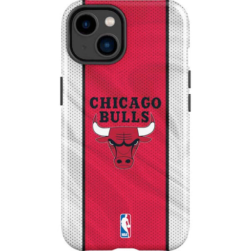 NBA Chicago Bulls Away Jersey iPhone 15 Impact Case