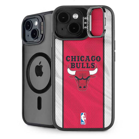 NBA Chicago Bulls Away Jersey iPhone 15 Kickstand Case
