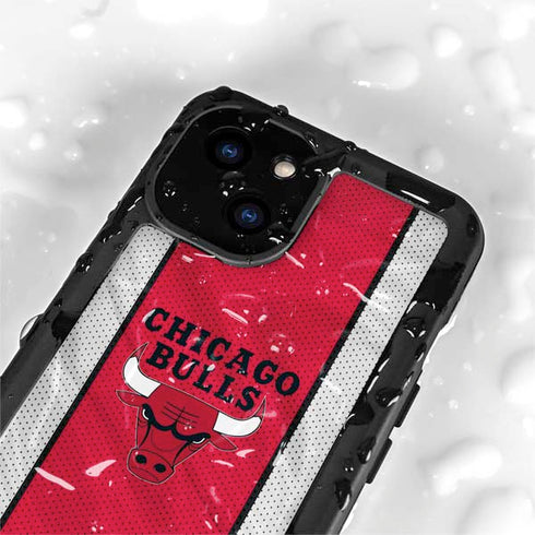 NBA Chicago Bulls Away Jersey iPhone 15 Plus Waterproof Case