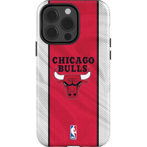 NBA Chicago Bulls Away Jersey iPhone 15 Pro Impact Case