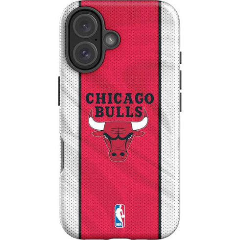NBA Chicago Bulls Away Jersey iPhone 16 Impact Case
