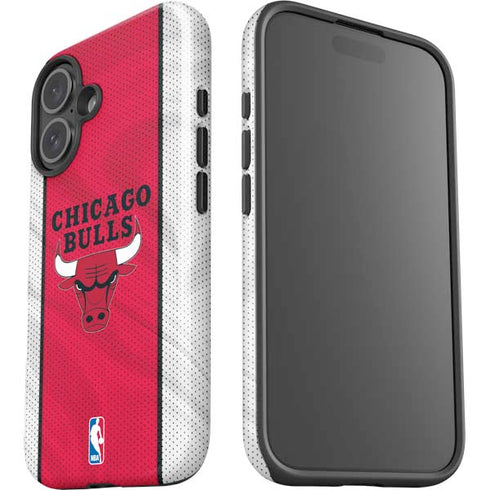 NBA Chicago Bulls Away Jersey iPhone 16 Impact Case