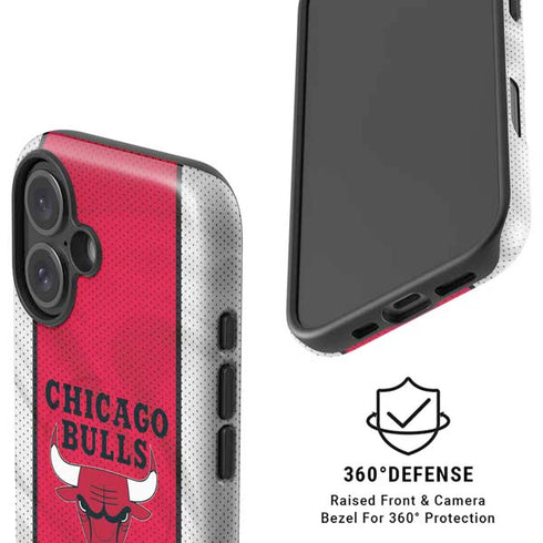NBA Chicago Bulls Away Jersey iPhone 16 Magsafe Impact Case