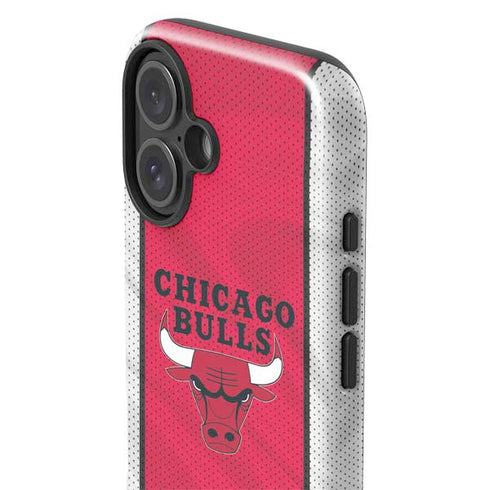 NBA Chicago Bulls Away Jersey iPhone 16 Plus Impact Case