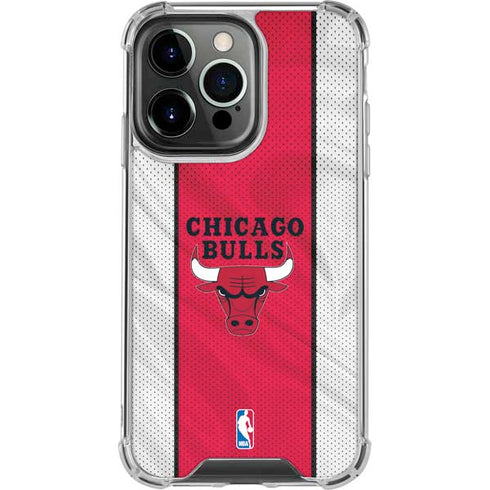 NBA Chicago Bulls Away Jersey iPhone 16 Pro Clear Case