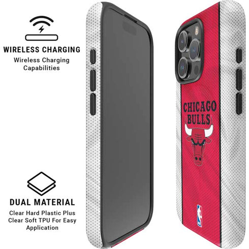 NBA Chicago Bulls Away Jersey iPhone 16 Pro Magsafe Impact Case
