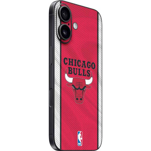 NBA Chicago Bulls Away Jersey iPhone 16 Skin