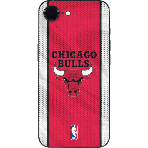 NBA Chicago Bulls Away Jersey iPhone 16e Skin