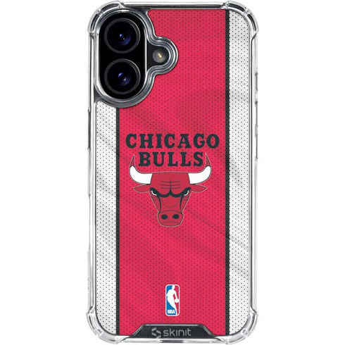 NBA Chicago Bulls Away Jersey iPhone 17 Clear Case