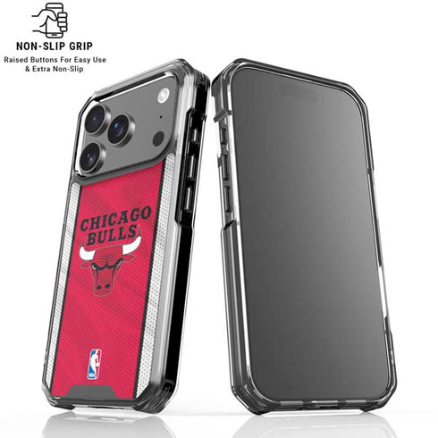 NBA Chicago Bulls Away Jersey iPhone 18 Pro Clear Case