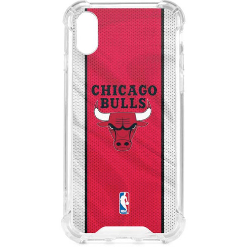 NBA Chicago Bulls Away Jersey iPhone XS Clear Case