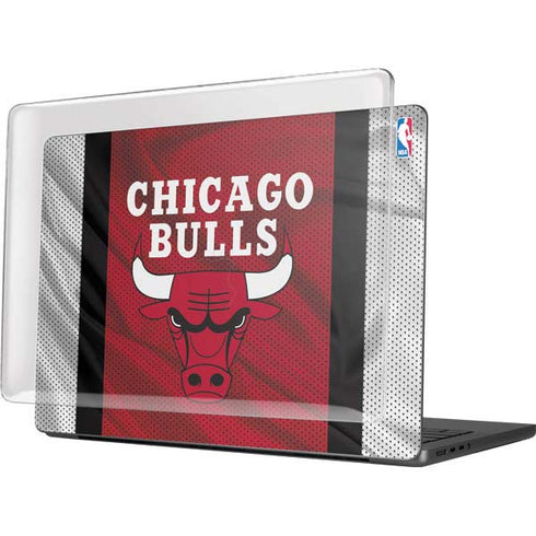 NBA Chicago Bulls Away Jersey MacBook Pro 14in (2021-24) Case plus Skin