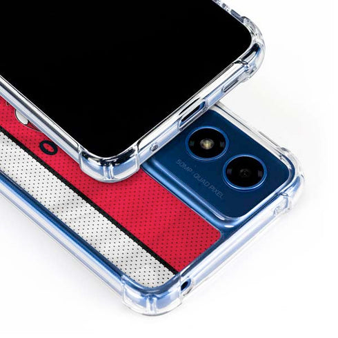 NBA Chicago Bulls Away Jersey Moto G Play 4G (2024) Clear Case