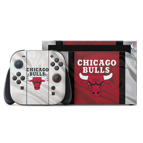 NBA Chicago Bulls Away Jersey Nintendo Switch 2 (2025) with Joy-Con Skin