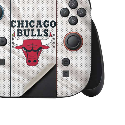 NBA Chicago Bulls Away Jersey Nintendo Switch 2 (2025) Joy-Con Controller Skin