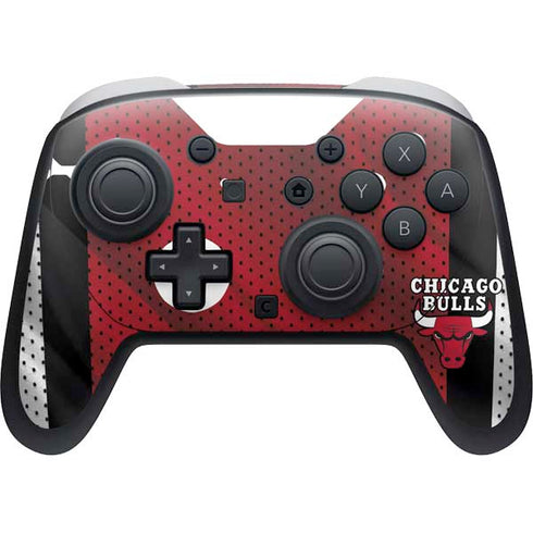 NBA Chicago Bulls Away Jersey Nintendo Switch 2 (2025) Pro Controller Skin