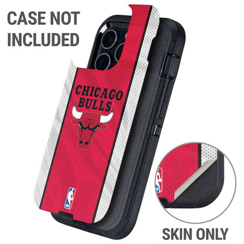 NBA Chicago Bulls Away Jersey Otterbox Defender iPhone Skin