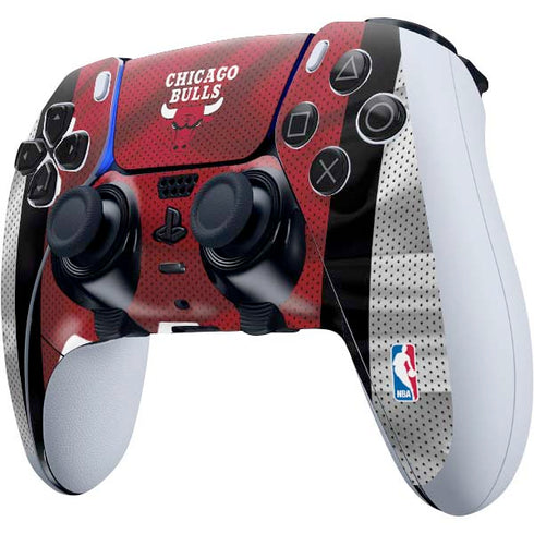 NBA Chicago Bulls Away Jersey PS5 DualSense Edge Pro Controller Skin