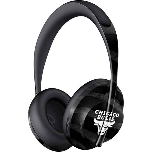 NBA Chicago Bulls Black Animal Print Bose Noise Cancelling Headphones 700 Skin
