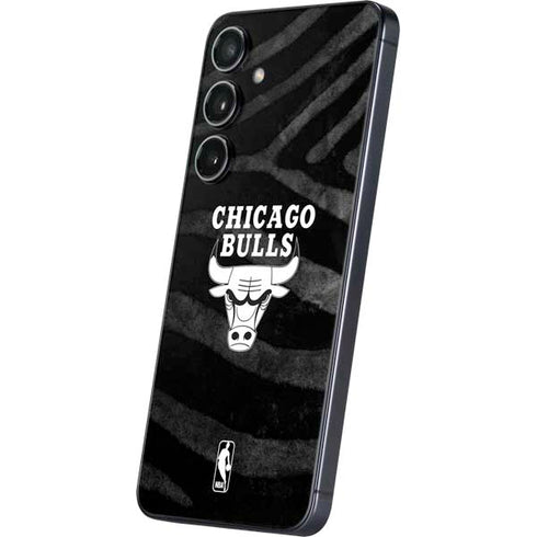 NBA Chicago Bulls Black Animal Print Galaxy A16 5G Skin