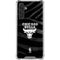 NBA Chicago Bulls Black Animal Print Galaxy A17 Clear Case