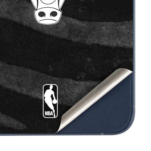 NBA Chicago Bulls Black Animal Print Galaxy A35 5G Skin