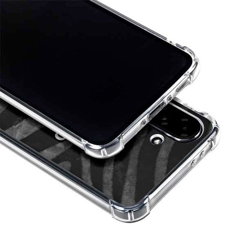 NBA Chicago Bulls Black Animal Print Galaxy A36 5G Clear Case