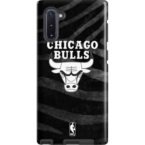 NBA Chicago Bulls Black Animal Print Galaxy Cases