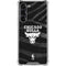 NBA Chicago Bulls Black Animal Print Galaxy S24 FE Clear Case