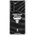 NBA Chicago Bulls Black Animal Print Galaxy S24 FE Clear Case