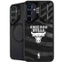 NBA Chicago Bulls Black Animal Print Galaxy S25 Kickstand Case