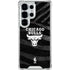 NBA Chicago Bulls Black Animal Print Galaxy S25 Ultra Clear Case