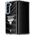 NBA Chicago Bulls Black Animal Print Galaxy Z Fold5 5G Clear Case
