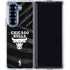 NBA Chicago Bulls Black Animal Print Galaxy Z Fold6 Clear Case