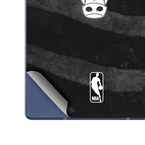 NBA Chicago Bulls Black Animal Print Galaxy Z Fold6 Skin