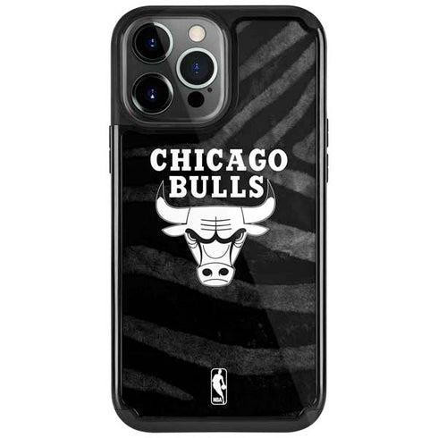 NBA Chicago Bulls Black Animal Print iPhone Cases